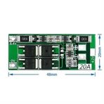 2S 20A 18650 Lipo Pil Balans Devresi Bms Modülü