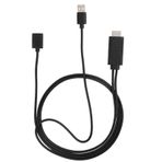 2'si 1 Arada USB Dişi HDMI Erkek HDTV Adaptörü, Akıllı Telefon HDMI Kablosu Adaptör Kablosu Kablosu, IPhone Android Için 1080P Çözünürlük Ile TV Projektör Monitörü
