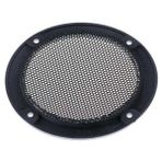2x 3 Inç Ses Hoparlör Kapağı Dekoratif Daire Metal Mesh Izgara Siyah