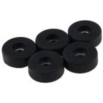 2x 5 Parça 30X10MM Kabine Amplifikatör Hoparlör Yalıtım Lastik Ayak Pedleri - Siyah