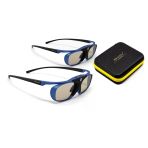 2X Hi-Shock® Rf/Bt Pro Deep Heaven Ve Çift Kasa | Samsung, Hisense Telefunken'den 3D Tv'ler İçin Aktif 3D Gözlükler | Ssg-3570 Cr An3dg35 Ty-Er3d5me Fpt-Ag03g İle Uyumlu [120 Hz | Şarj Edilebilir]