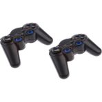 2x Kablosuz Oyun Denetleyicisi Oyun Pad Joystick Android Tv Tablet Pc Ps3 Için - Mp4