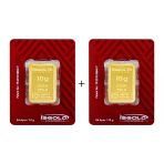 2X10 gr 24 Ayar Külçe Altın