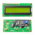 2X16 Lcd - Lcd1602 Yeşil Ekran + Iıc/I2c Arayüz Modülü