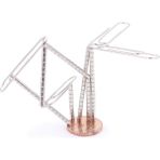 2x2 mm Neodyum Mıknatıs Yuvarlak Hobi Mıknatısı - 100 Adet - Gümüş