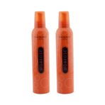 2x350ml. Saç Şekillendirici Köpük (mousse) Turuncu | Ultra Strong