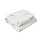2x5 Beyaz Metre Ebatlı Pvc Branda Gölgelik Su Geçirmez Çadır Branda Tente
