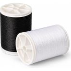 2X500 Metre Dikiş Ipi Seti Siyah Beyaz – Makine Ipi, Nakış Ipi, Dayanıklı Dikiş Ipliği, - Çok Renkli