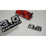 3.0 Turbo Logo Yan Çamurluk 3m Metal Logo Amblem Seti