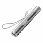 3 1 Pointer Oyuncak USB Güç Kedi Eğitim Torch Uv Işıkları Gümüş Şarj Edilebilir Kedi Lazer
