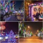 3.2m Meteor Kayan LED Rgb LED 8'li Iç Mekan ve Dış Mekan Bahçe Teras Yazlık Ev Ofis Dekor Süsleme - Renkli - 3.2 metre