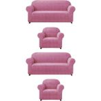 3 3 1 1dokuma Jakar Koltuk Örtüsü. Lastikli, Esnek, Yıkanabilir Koltuk, Kanepe, Çekyat Örtüsü/kılıfı - 180 x 230 cm - Pudra
