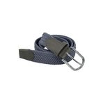 3.5 cm. Elastik Esnek Unisex Örgü Kemer Füme