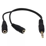 3.5 Mm Erkek-2 Stereo Dişi Kulaklık Çoklayıcı Kablo