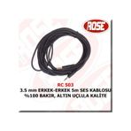 3 5 Mm Erkek Erkek 5 Metre Ses Kablosu