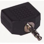 3.5 Mm Stereo Erkek - 3.5 Mm 2 Dişi Çevirici Jack