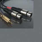 3.5 mm Stereo Erkek to 2 Xlr Dişi Kablo 3 metre