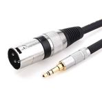 3.5 mm Stereo to Xlr Erkek Kablo 1.5 metre