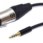3.5 Mm To Xlr Dişi Cep Telefonu Mikrofon Kablosu 1.5 Metre
