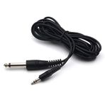 3.5 mm TRS Stereo Erkek - 1/4 (6.35 mm) TS Mono Erkek Ses Kablosu