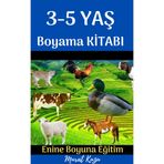 3-5 Yaş İçin Boyama Kitabı - Enine Boyuna Eğitim