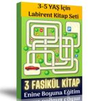 3-5 Yaş İçin Labirent Kitap Seti 3 Fasikül Kitap