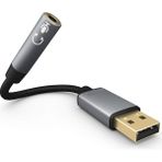 3.5mm Adaptörü USB Transferi Ses Kartı Aux Hifi Ses Uzatma Kablosu Pc Için 3.5mm Jack Hoparlör