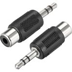 3.5mm Stereo Erkek - Rca Dişi Konnektör Ses Video Adaptörü