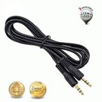 3 5Mm Stereo Jaklı Aux Ses Kablosu Gold 3 Metre