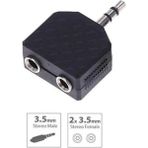 3.5mm Stereo Ses Kulaklık Hoparlör Çoklayıcı Steryo Çoğaltıcı Pc Stereo Telefonlar Mp3 Çalarlar Için