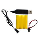 3.6 volt AA 800 mah şarjlı oyuncak bataryası ve şar aleti