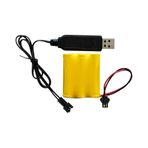 3.6 Volt Aa 800 Mah Şarjlı Oyuncak Bataryası Ve Şarj Aleti-3 Pilli