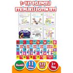 3 - 6 Yaş Eğlenceli Etkinlikli Eğitim Seti - Benim Ilk Kelimelerim - Cıvıl Cıvıl Eğitim Seti Çıkartmalı 12 Kitap 372 Sayfa