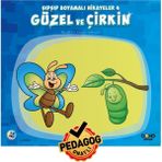 3-7 Yaş Eğitici Öğretici Okul Öncesi Güzel ve Çirkin Boyamalı Çocuk Hikaye Kitabı