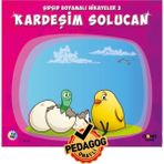 3-7 Yaş Eğitici Öğretici Okul Öncesi Kardeşim Solucan Boyamalı Çocuk Hikaye Kitabı