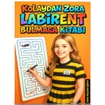 3-9 Yaş Kolaydan Zora Labirent Bulmaca Kitabı (Spiralli)