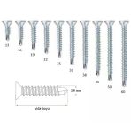 3.9X16 Mm Yhb Matkap Uçlu Akıllı Vida (Dın 7504P) X 50 Adet (Rf147)