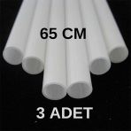 3 Ad 65 cm Infrared Ufo Isıtıcı Elektrikli Soba Camı 23 mm