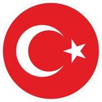 3 Adet 14x14 cm Türk Bayrağı Sticker Laptop Motor Sticker Kask Araba
