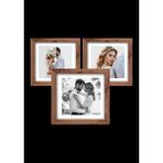 3 Adet 20X20 Çerçeve - Mdf Çerçeve - Fotoğraf Çerçevesi - Kare Çerçeve - Ahşap