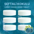 3 Adet 2X500 gr Nem Alıcı Rutubet ve Küf Önleyici Yedek Tablet Şeftali