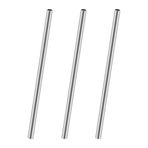 3 ADET 304 Paslanmaz Çelik Yuvarlak Borular, 12mm OD 1mm Duvar Kalın 300mm Uzunluk Dikişsiz Metal Düz Boru Ev, Bahçe Dekorasyonu, Sanayi Makineleri, DIY El Sanatları