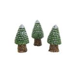 3 Adet 5x2,5cm Çam Ağacı Biblo Terrarium Yılbaşı