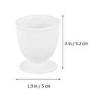 3 Adet 5X5X5.2CM Yumurta Seramik Standı Tutucular Porselen Standlar Raflar Ekran Tutucu Kaçak Avcılar Konteyner Bardak Yumurta Haşlanmış Servis Tepsisi Tabağı Bardak (Yurt Dışından) - Egg & Pancake Rings - Renkli