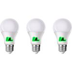 3 Adet 9w Led Ampul A+ 6500k Soğuk Beyaz Işık Lamba Aydınlatma Asa-12082 Enerji Tasarruflu Uzun Ömürlü E27