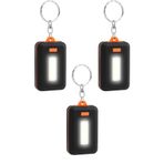 3 Adet Anahtarlik El Feneri Mini Cob Led Lamba Acil Durum Isigi