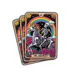 3 Adet Audacity Çıkartması, İskelet Çıkartması, Tarot Çıkartması, Gizemli Çıkartma Çiçek Çıkartması Çiçekli Gizemli Kitapçı Tarot Kartı Çıkartması Dizüstü Bilgisayar Telefonu Su Şişesi Arabalar