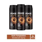 3 Adet Axe Dark Temptatıon Bay Parfüm Kofre 150 Ml