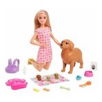 3 Adet Barbie ve Yeni Doğan Köpekler Oyun Seti