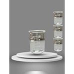 3 Adet Beher 100 ml - Şeffaf